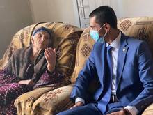 Գեղարքունիքի մարզպետ Կարեն Սարգսյանն այցելեց 103-ամյա Թագուհի Իսպիրյանին
