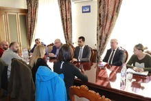 Գեղարքունիքի մարզպետ Կարեն Սարգսյանն ընդունեց ԵՄ առաքելության դիտորդական թիմի անդամներին