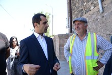 Գեղարքունիքի մարզպետ Կարեն Սարգսյանը մշտադիտարկում իրականացրեց Երանոս գյուղի շինհրապարակներում