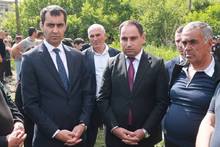 ՀՀ ՏԿԵ նախարար Դավիթ Խուդաթյանն այսօր այցելել է Ճամբարակ քաղաք