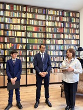 Գեղարքունիքի մարզպետն այցելեց և գրքեր նվիրեց Գեղարքունիքի մարզային գրադարանին Գեղարքունիքի մարզպետն այցելեց և գրքեր նվիրեց Գեղարքունիքի մարզային գրադարանին