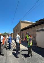 Գեղարքունիքի մարզպետ Կարեն  Սարգսյանը Մարտունիում դիտարկել է ճանապարհաշինական աշխատանքների ընթացքը