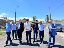 Գեղարքունիքի մարզպետ Կարեն Սարգսյանն աշխատանքային այցով եղել է Ծովինար բնակավայրում