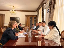 Գեղարքունիքի մարզպետ Կարեն Սարգսյանն ընդունեց գերմանական &laquo;GIZ&raquo;  կազմակերպության հայաստանյան գրասենյակի    ղեկավար Սոնյա Կուրցին  