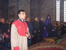 Պատարագ Գավառ քաղաքի Սուրբ Աստվածածին եկեղեցում Պատարագ Գավառ քաղաքի Սուրբ Աստվածածին եկեղեցում
